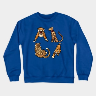 Pixel Jungle Tiger Crewneck Sweatshirt